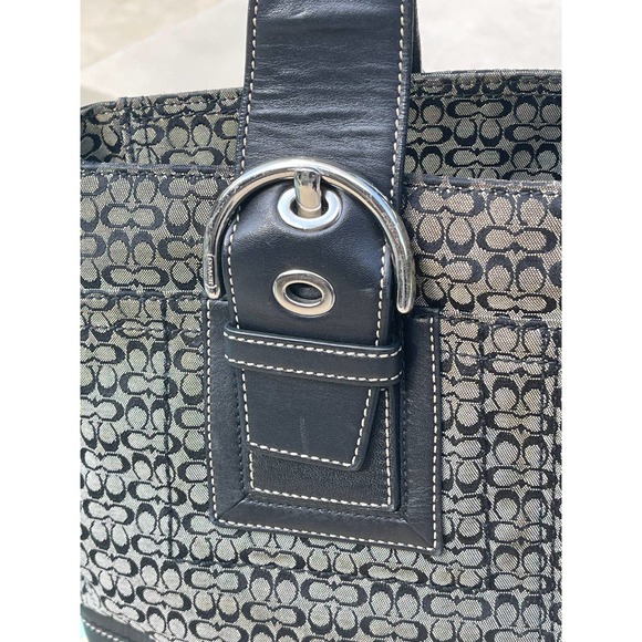 Coach Women's Double Cc Logo Handbag - Picture 4 of 7